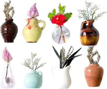 Mini Flower Vase Magnet