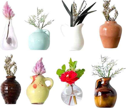Mini Flower Vase Magnet